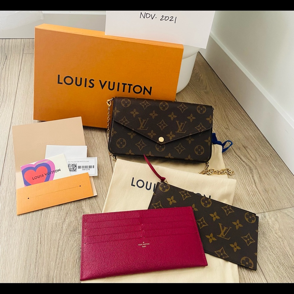 SOLD on EMT Louis Vuitton Felicie Pochette monogram